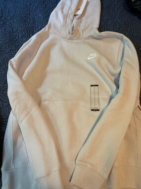 Nike Baby Blue Men’s Hoodie and joggers with White Tag Detail